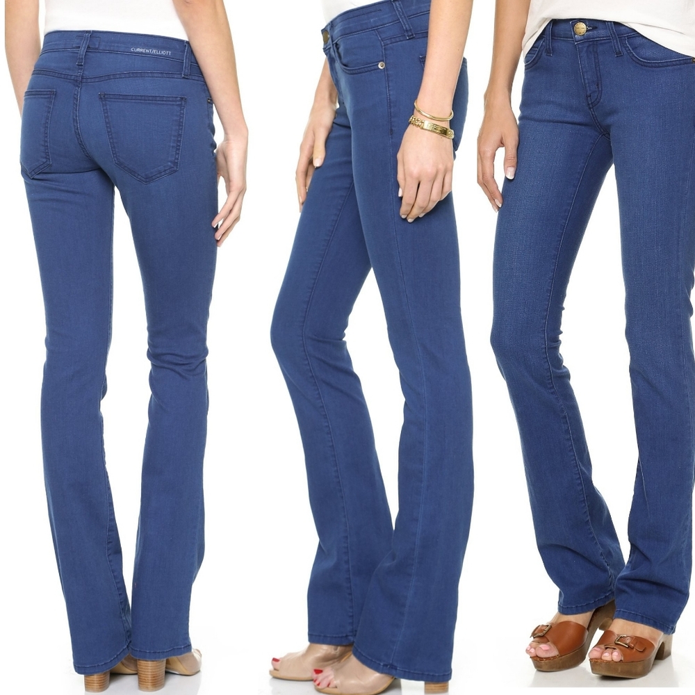 Current/Elliot Slim Boot Jeans in National Blue